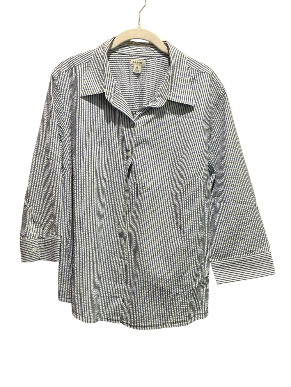L.L.BEAN Seersucker Popover Shirt
